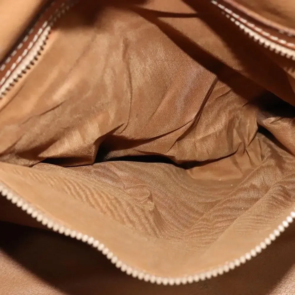 Celine Macadam Handbag Brown